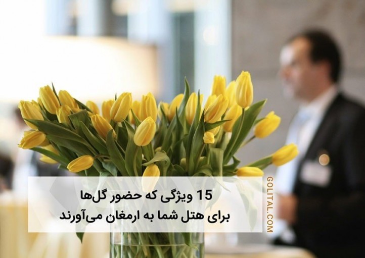 فروشگاه آنلاین گل و گیاه گلیتال | 15 ویژگی که حضور گل ها برای هتل شما به ارمغان می آورند